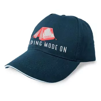 Бейсболка Kruskis Camping Mode On, синий