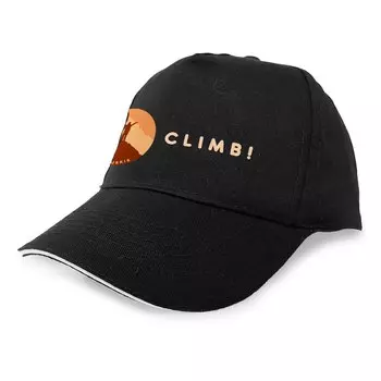 Бейсболка Kruskis Climb!, черный