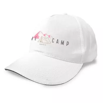 Бейсболка Kruskis Come And Camp, белый