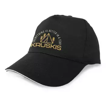 Бейсболка Kruskis Everything Is Better, черный