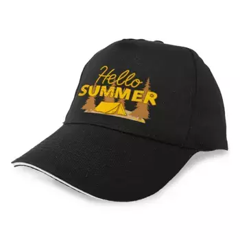 Бейсболка Kruskis Hello Summer, черный
