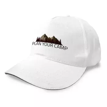 Бейсболка Kruskis Plan Your Camp, белый