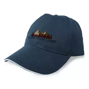 Бейсболка Kruskis Plan Your Camp, синий