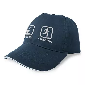 Бейсболка Kruskis Problem Solution Run, синий