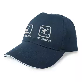 Бейсболка Kruskis Problem Solution Ski, синий