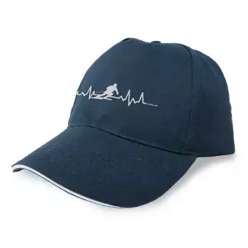 Бейсболка Kruskis Skiing Heartbeat, синий