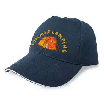 Бейсболка Kruskis Summer Camping, синий
