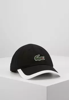 Бейсболка Lacoste, черно-белый