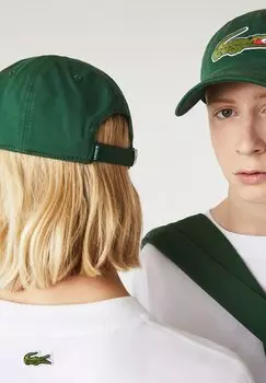 Бейсболка Lacoste, зеленый