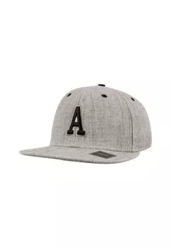 Бейсболка LETTER SNAPBACK MSTRDS, темно-серый