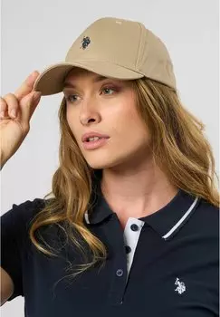 Бейсболка MIKA U.S. Polo Assn., бежевый