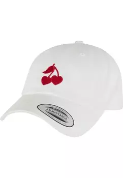 Бейсболка Mister Tee Heart Cherries, белый