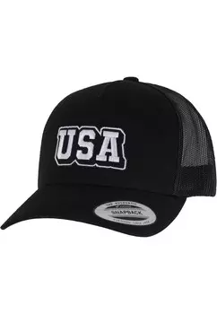 Бейсболка Mister Tee USA, черный