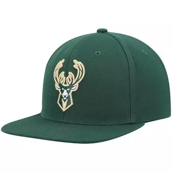Бейсболка Mitchell & Ness Milwaukee Bucks, зеленый