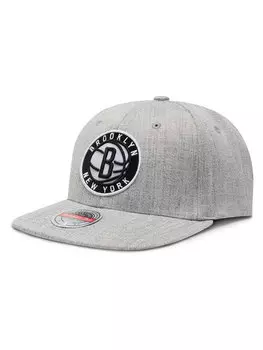 Бейсболка Mitchell & Ness, серый