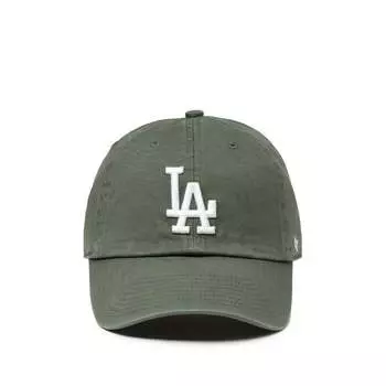 Бейсболка Mlb Los Angeles Dodgers *Clean Up* Cap 47, цвет moss