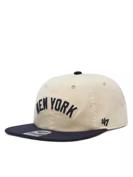 Бейсболка MLB New York Yankees Fieldstone ’47 CAPTAIN RL B-FLDST17HTP 47 Brand, белый