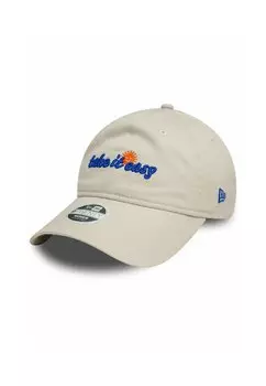 Бейсболка New Era, бежевый