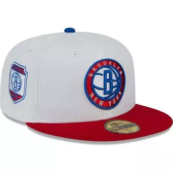 Бейсболка New Era Brooklyn Nets, белый