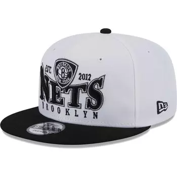 Бейсболка New Era Brooklyn Nets, белый