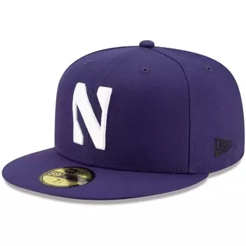 Бейсболка New Era Northwestern Wildcats, фиолетовый