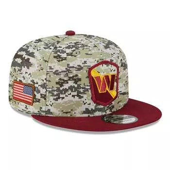 Бейсболка New Era Washington Commanders, камуфляж