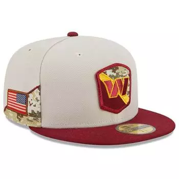 Бейсболка New Era Washington Commanders, серый