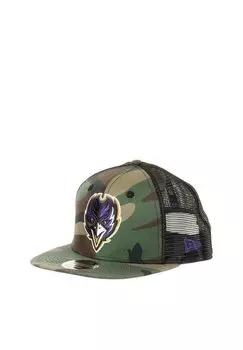 Бейсболка New Era, зеленый