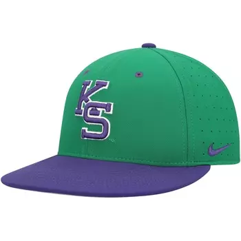 Бейсболка Nike Kansas State Wildcats, зеленый
