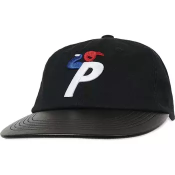 Бейсболка Palace Faux Leather Bunning, черный