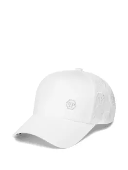 Бейсболка Philipp Plein Hexagon, белый