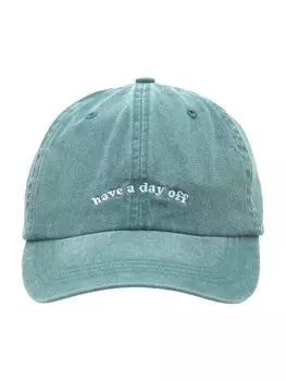 Бейсболка Pull&Bear Cap, зеленый
