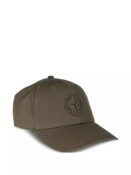 Бейсболка с логотипом Compass Stone Island, коричневый