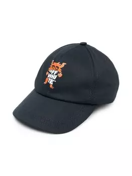 Бейсболка с логотипом Off-White Kids, синий