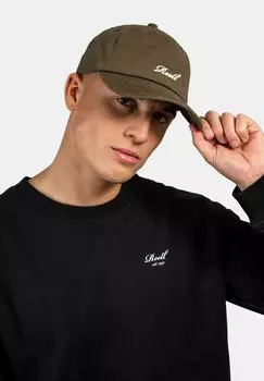 Бейсболка SINGLE SCRIPT Reell, цвет olive