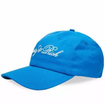 Бейсболка Sporty & Rich Cursive Logo, синий/белый