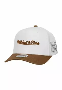 Бейсболка STRETCH LOGO Mitchell & Ness, белый