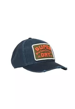 Бейсболка Superdry Cap, морской синий