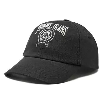 Бейсболка Tommy Jeans Canvas, черный