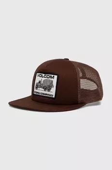 Бейсболка Volcom, коричневый