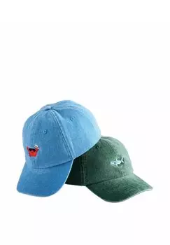 Бейсболка WASHED 2 PACK Next, синий