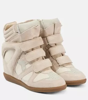 Бекетт замшевые кроссовки Isabel Marant, экрю