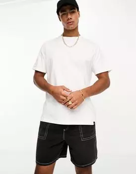 Белая базовая футболка Pull&Bear
