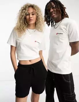 Белая футболка Berghaus Original Heritage с логотипом спереди и сзади