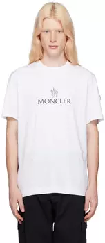 Белая футболка Bonded Moncler