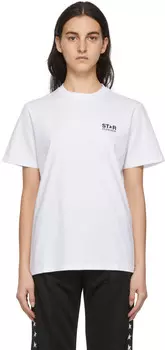 Белая футболка Daris Star Golden Goose