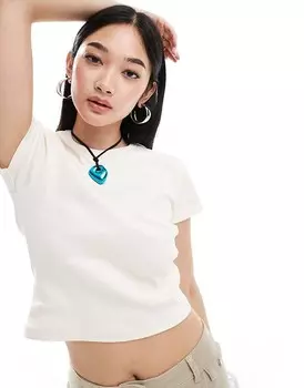 Белая футболка Denim Project