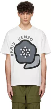 Белая футболка Paris 'Pop' Kenzo