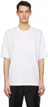 Белая футболка с карманом Acne Studios