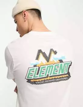 Белая футболка с логотипом Element
